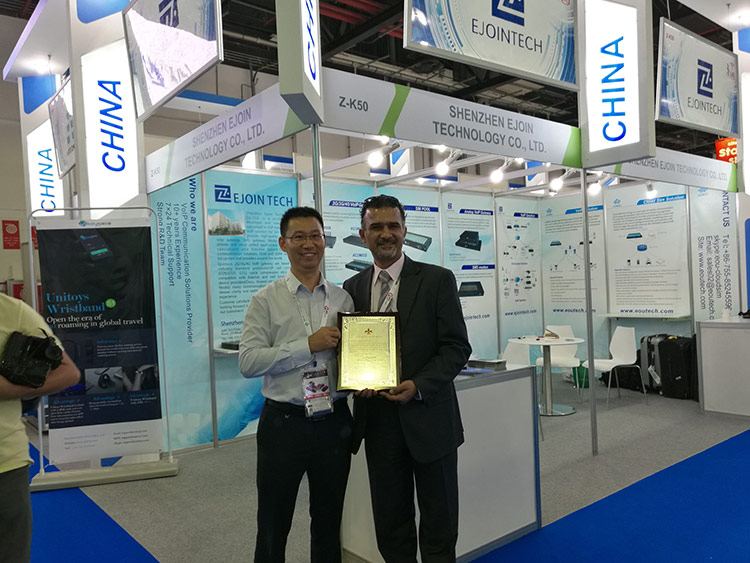 “讓世界溝通(tōng)更加暢通(tōng)無阻”——億優科(kē)技(jì)參展Gitex2016